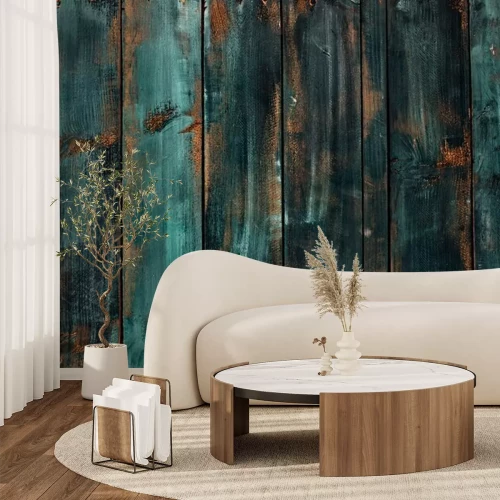 Fototapete Holz vintage Bretter am Meer