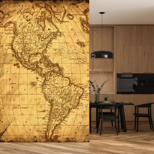 Fototapete Vintage-Karte von Amerika