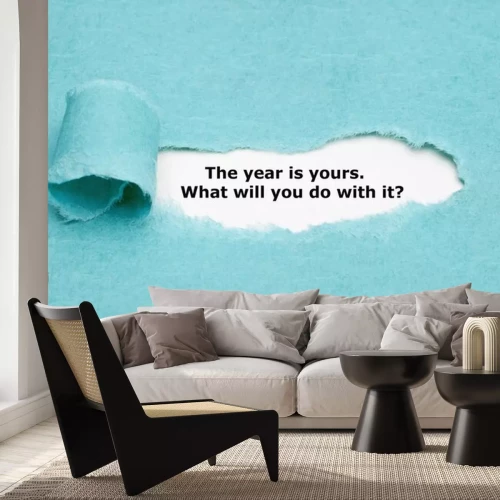 Sticker The Year Is Yours What Will You Do