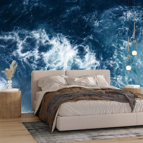 Fototapete Draufsicht auf den blauen Ozean