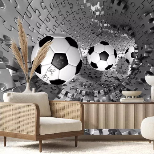 Fototapete Puzzle und Bälle
