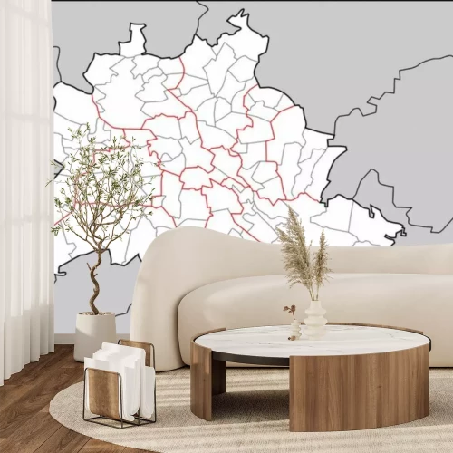 Sticker Berlin Bezirke Ortsteile