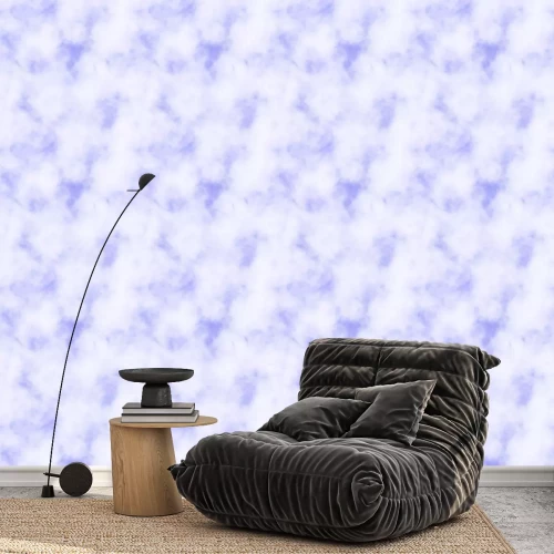 Tapete Cloudy tie dye sky marble light seamless endless textured pattern background