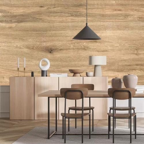 Fototapete Holzoptik beiger Hintergrund aus Holz