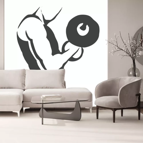 Sticker Bodybuilder Mann