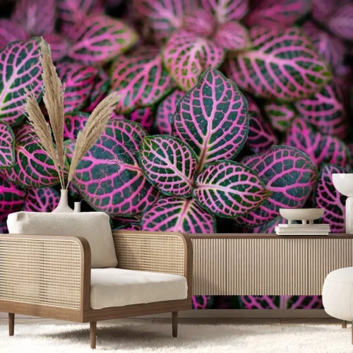 Fototapete Rosa Blätter