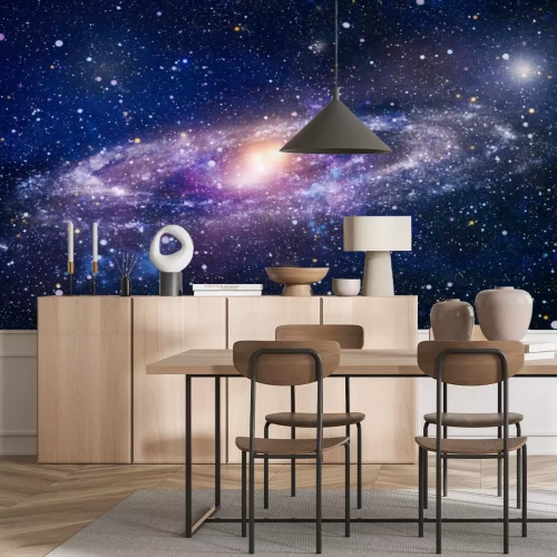 Fototapete Nebel und Galaxien im Weltraum