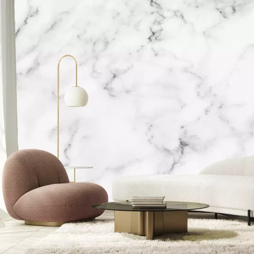 Fototapete Polierter weißer Marmor