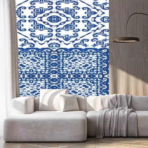 Sticker Decorative color ceramic azulejo tiles.