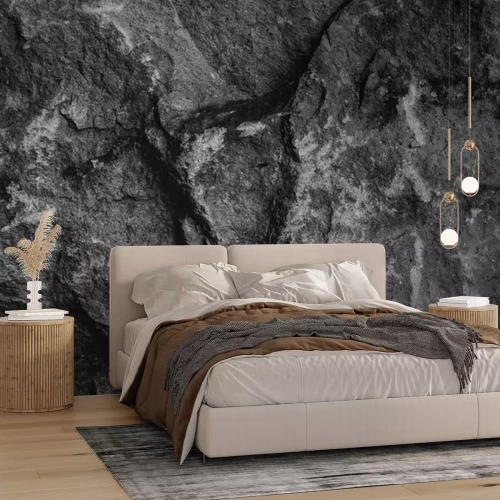 Fototapete Graue Steinwand