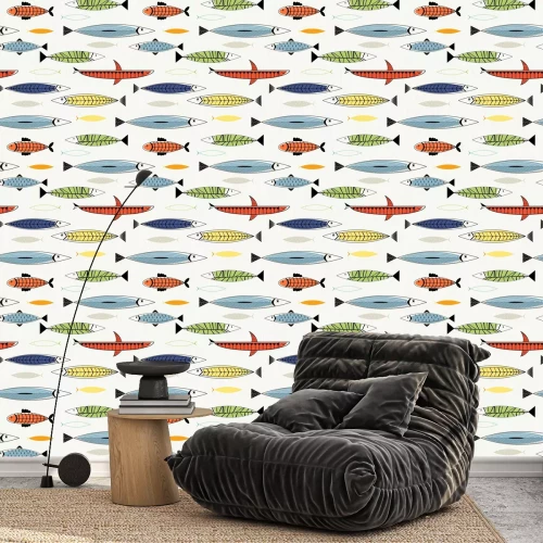 Tapete Nordischer Fisch