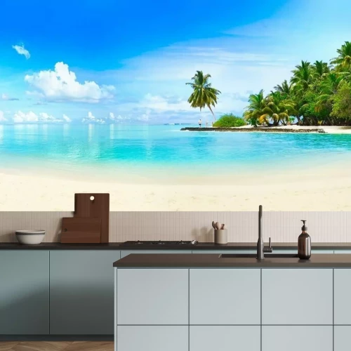 Fototapete Palmen Ozean