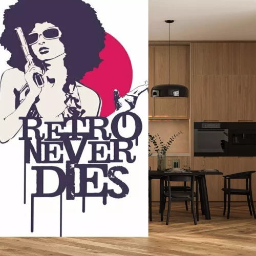 Sticker Retro stirbt nie