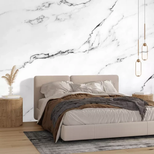 Fototapete Marmor optik schwarz weiß