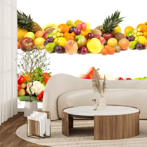 Sticker Obst und Gemüse Texturen