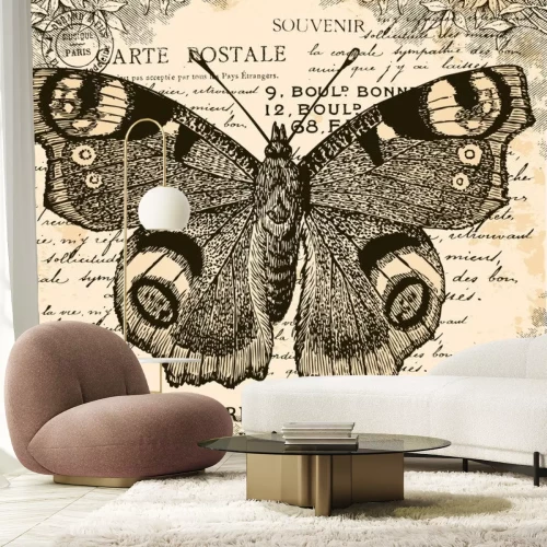 Sticker Retro-Schmetterling