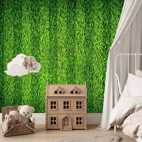 Fototapete Grünes Gras am Sportplatz