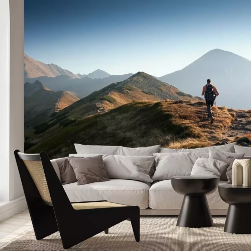 Fototapete Wanderer in der Tatra