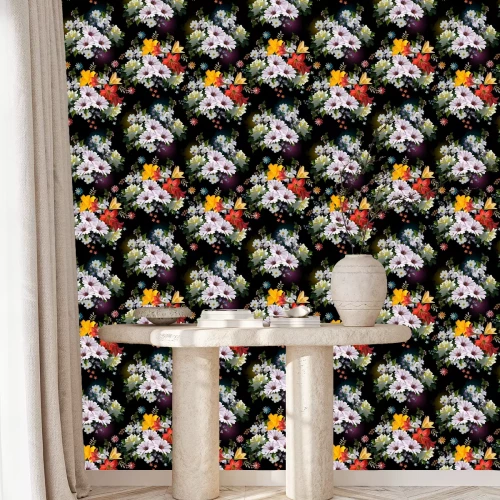 Tapete Wunderbarer Blumenstrauß