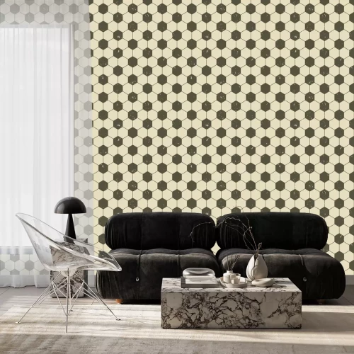 Tapete nahtlose Muster Fußball