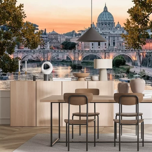 Fototapete Sonnenuntergang in Rom