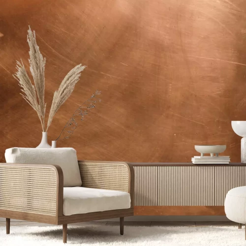 Fototapete Kratzer auf rostiger Textur