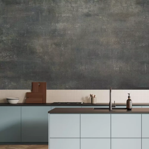 Fototapete Dunkler rustikaler Beton