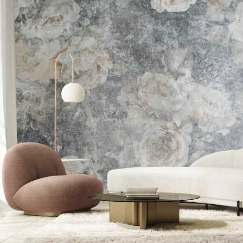 Fototapete Rosagraue Textur