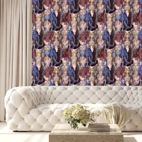 Tapete Schlangenhaut-Muster