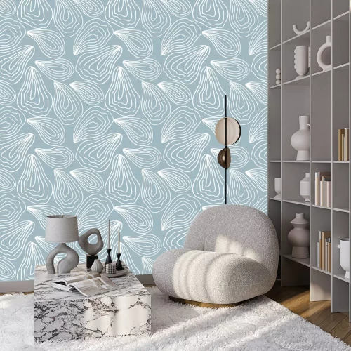 Tapete Abstrakte Formen minimal