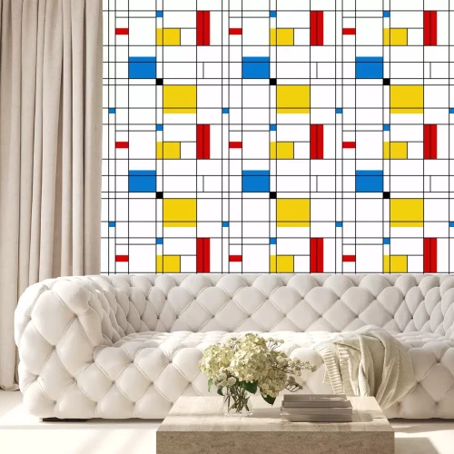 Tapete Mondrian Komposition Bauhaus