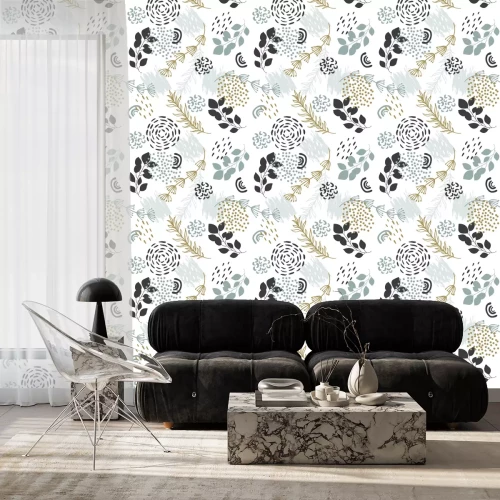 Tapete Einfarbige Vegetation