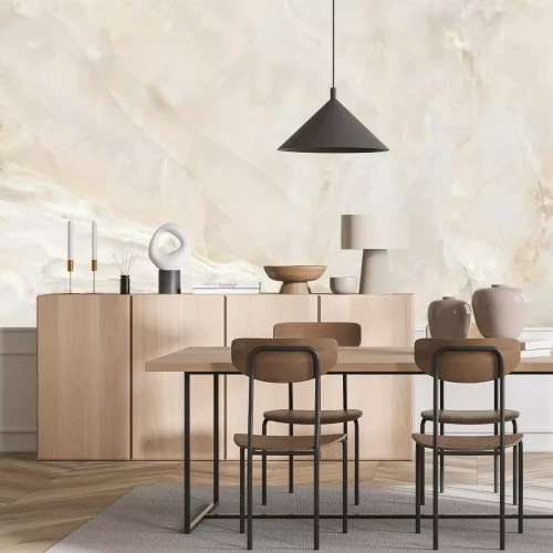 Fototapete Beige Textur imitiert Marmor