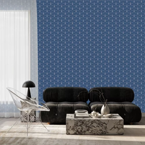 Tapete Art-déco-Muscheln