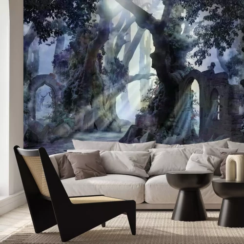 Fototapete Fantasy Nebelwald