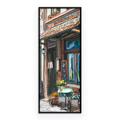 Poster Street in paris - Illustration