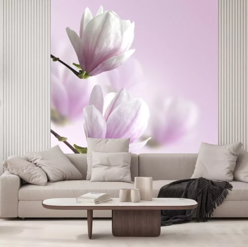 Sticker Blumen 3d in Rosa