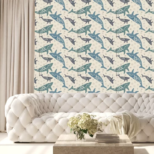 Tapete Die Magie der Tiefen der Ozeane