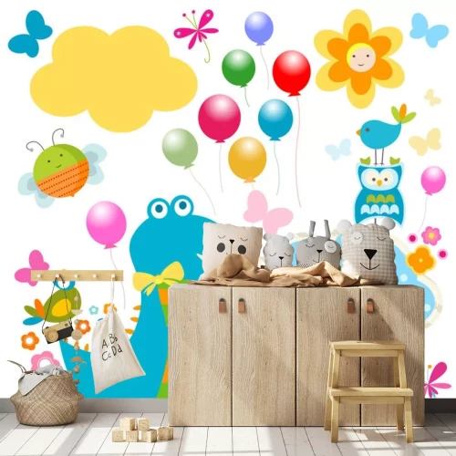 Sticker glücklich Dinosaurier-Karte