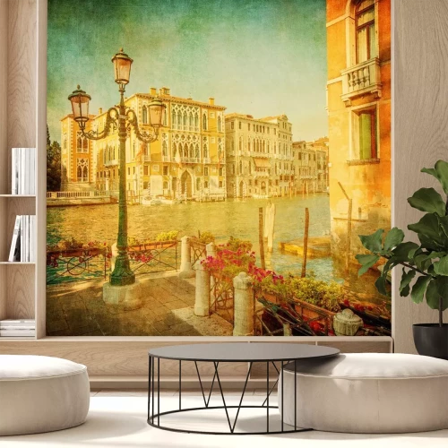 Fototapete Alte Bild der Grand Canal, Venedig