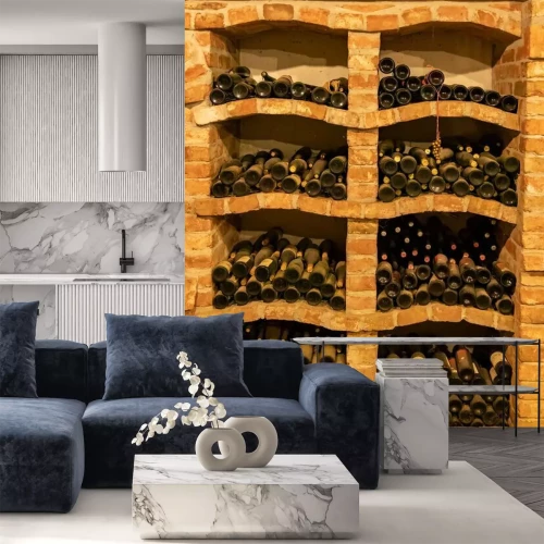 Fototapete Weinflaschen