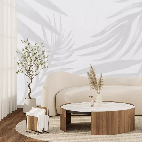 Fototapete Aschenschatten von Palmblättern