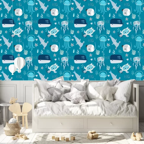 Tapete Die Bewohner des Ozeans