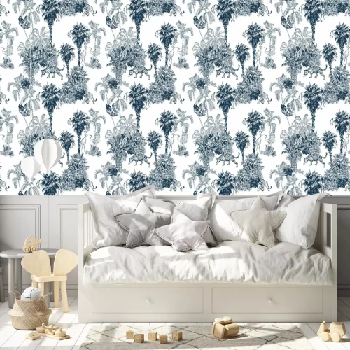 Tapete Fauna und Flora des Dschungels