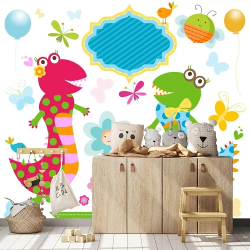 Sticker glücklich Dinosaurier