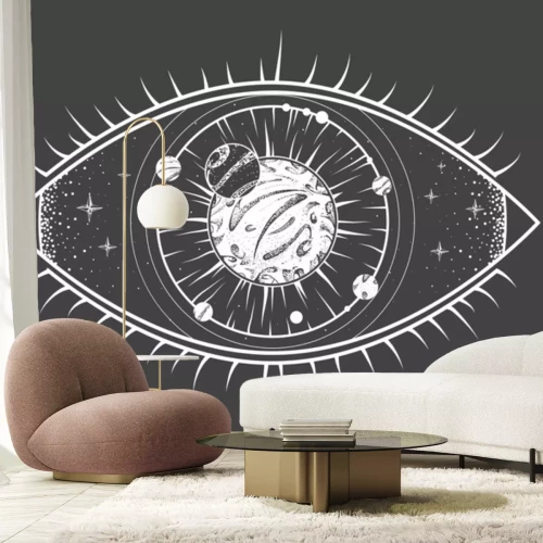 Sticker Das Auge des Zentrums des Universums