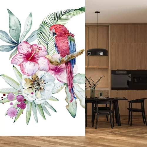 Sticker Tropical watercolor illustration