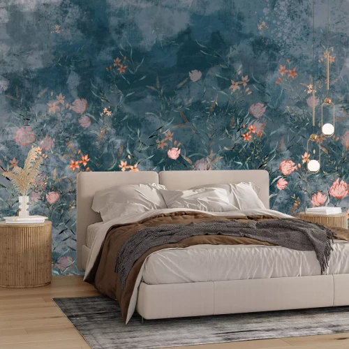 Fototapete Blumengarten