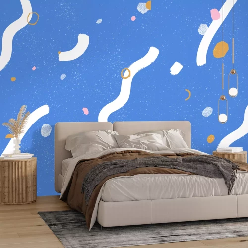 Fototapete Blaue Abstraktion