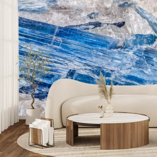 Fototapete Blauer Kyanit